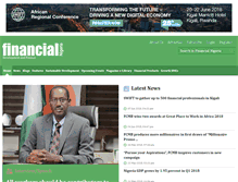 Tablet Screenshot of financialnigeria.com